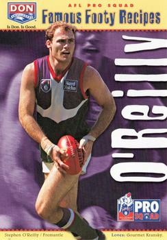 1999 Don Smallgoods AFL Pro Squad Famous Footy Recipes Series 2 #15 Stephen O'Reilly Front